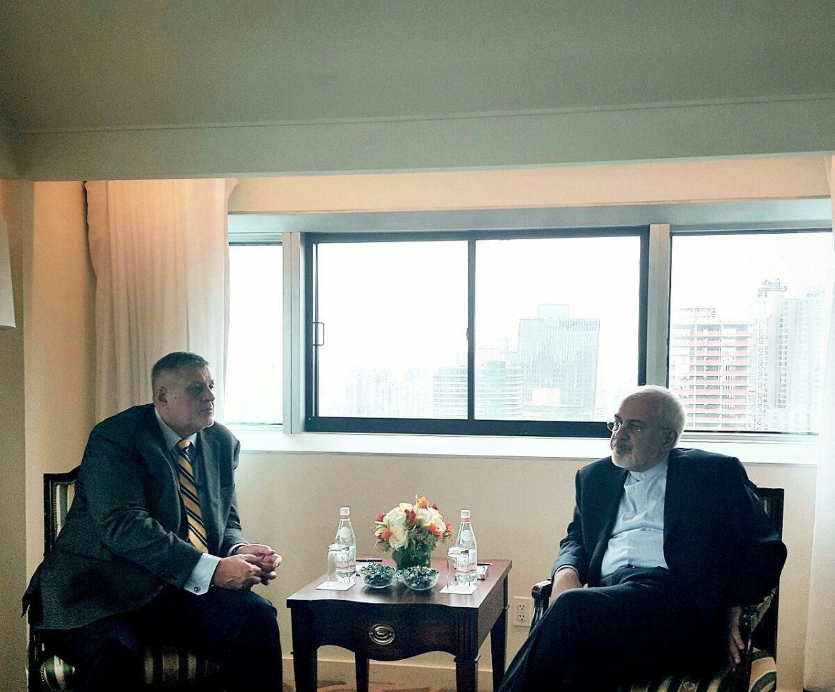 UN Special Envoy for Iraq Meets with FM Zarif