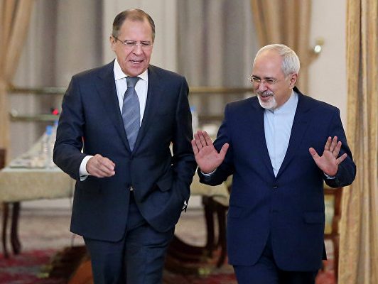 Mohammad Javad Zarif and his Russian counterpart Sergei Lavrov