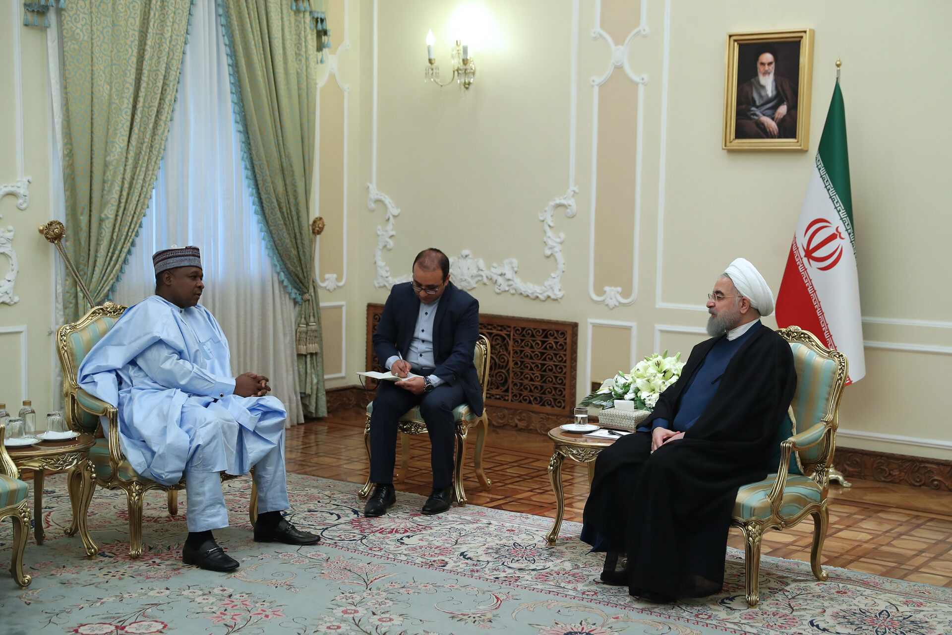 Ambassadors of 5 Countries Submit Credentials to Iran President