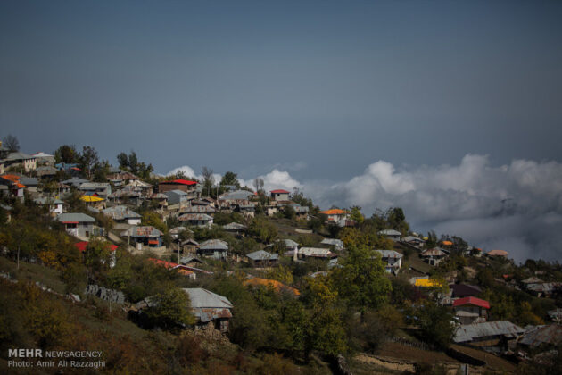 Symphony of Clouds in Skies of Iranian Village