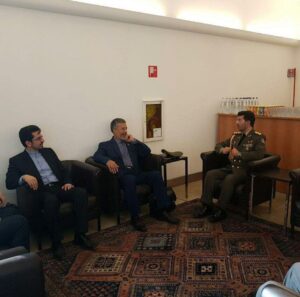 Iranian Commander in Italy on Rare European Visit