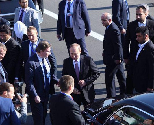 Russian President Putin in Tehran for Talks