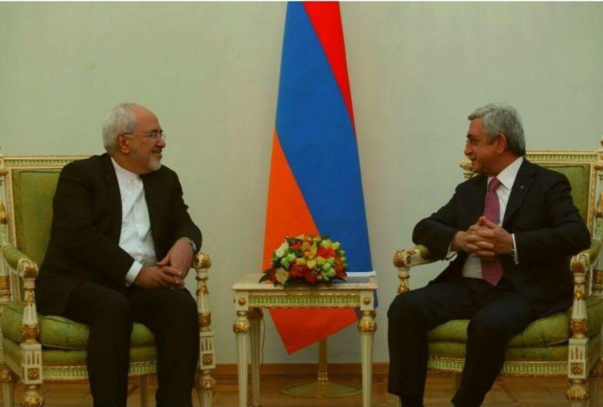 Iran FM, Armenia President Meet in Yerevan