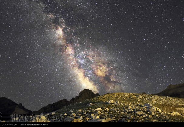 Beautiful Sky of Iran’s Oroumiyeh at Nights