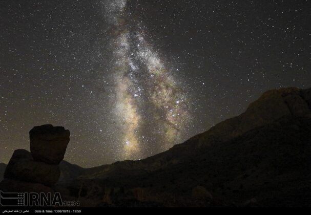 Beautiful Sky of Iran’s Oroumiyeh at Nights