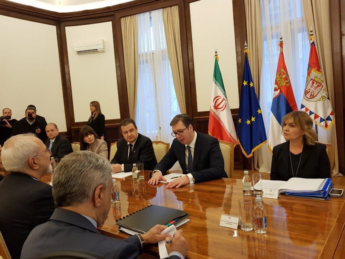 “Belgrade Sees No Limit to Expansion of Ties with Tehran”