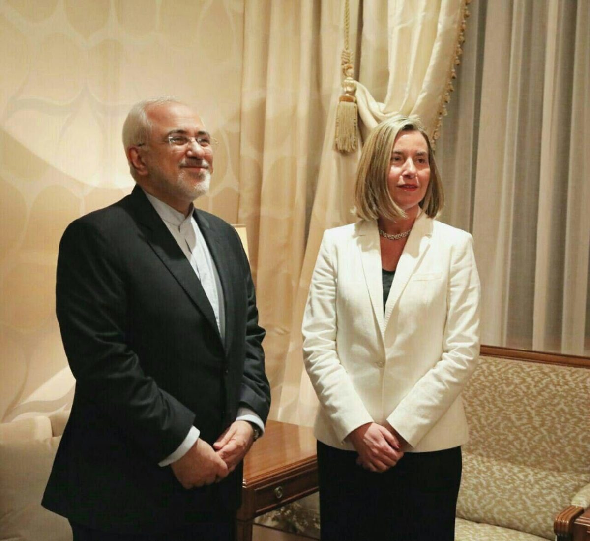 Iran FM, EU's Mogherini Discuss US Stonewalling on Nuclear Deal 1 Iran FM, EU's Mogherini Discuss US Stonewalling on Nuclear Deal