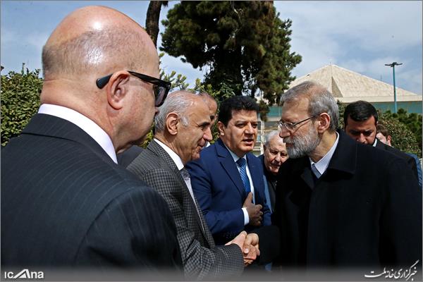 Iran’s Larijani Plants Olive Sapling as Sign of Peace on Arbour Day
