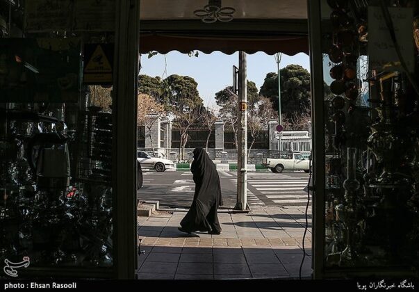 Old stores selling samovar in Tehran