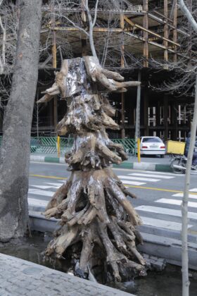 Tehran’s Dead Trees Turned into Magnificent Artworks