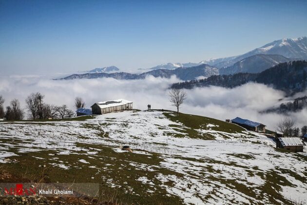 Iran’s Beauties in Photos: Talesh Cottages Covered by Snow