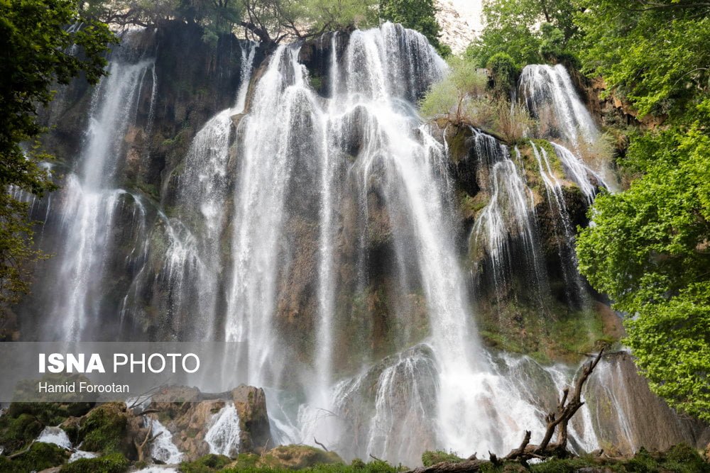 Iran’s Beauties in Photos: Spectacular Waterfall of Zardlimeh