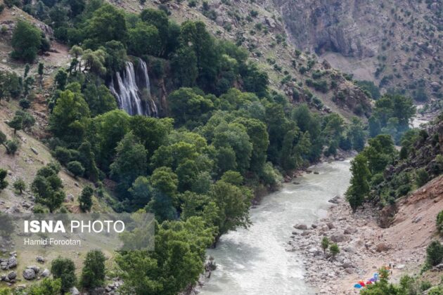 Iran’s Beauties in Photos: Spectacular Waterfall of Zardlimeh