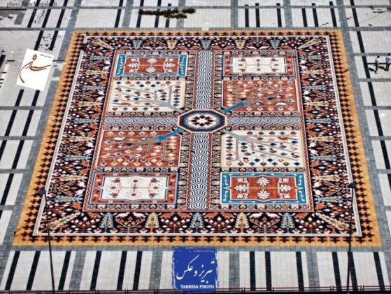 World’s Largest Mosaic Carpet Catching Eyes in Iran’s Tabriz
