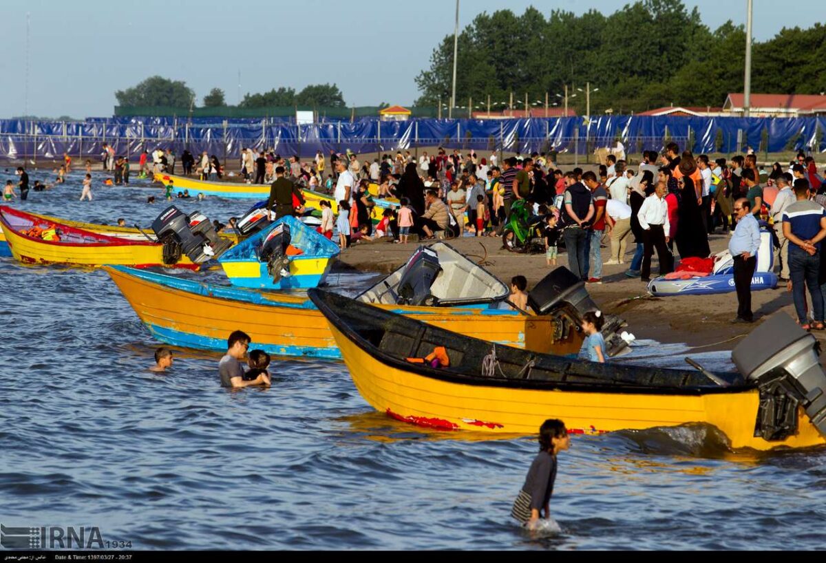 Iran’s Northern Beaches Hosting Thousands of Visitors in Summer