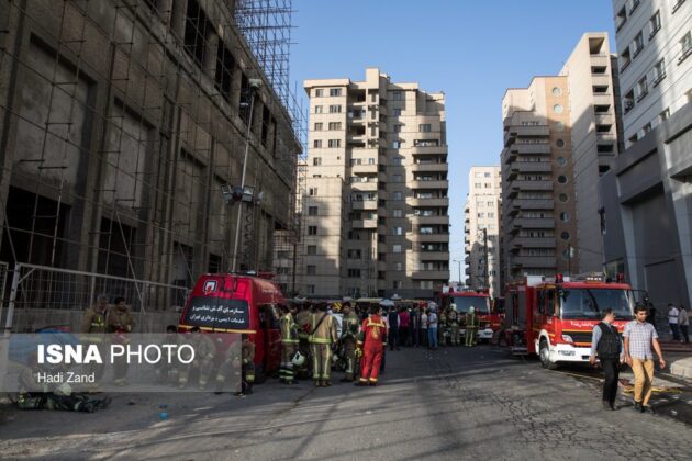 Firefighters Make Heroic Efforts to Save People from Tehran Fire