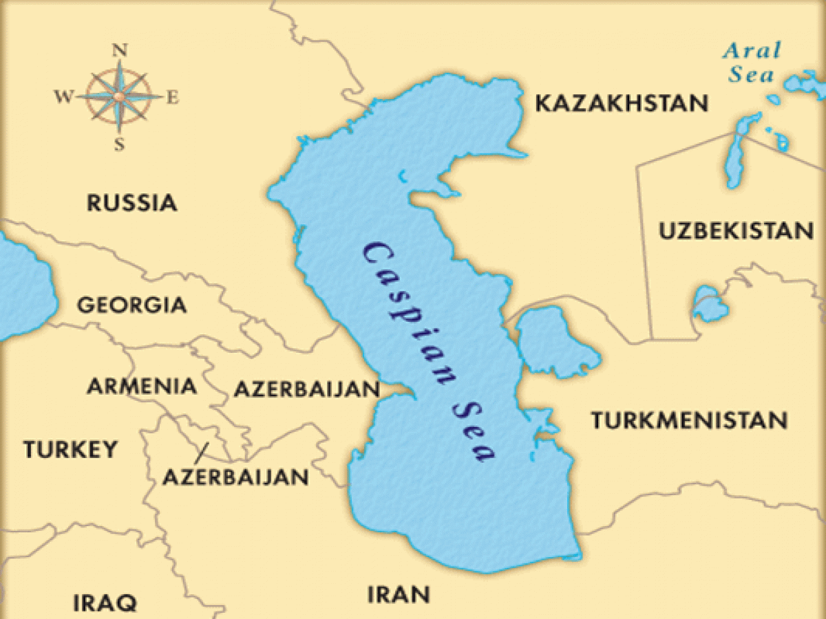 Map Of The Caspian Sea High Resolution Stock Photography And Images Alamy