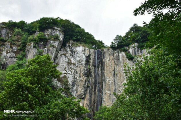 Laton Waterfall; Highest of Its Kind in Iran