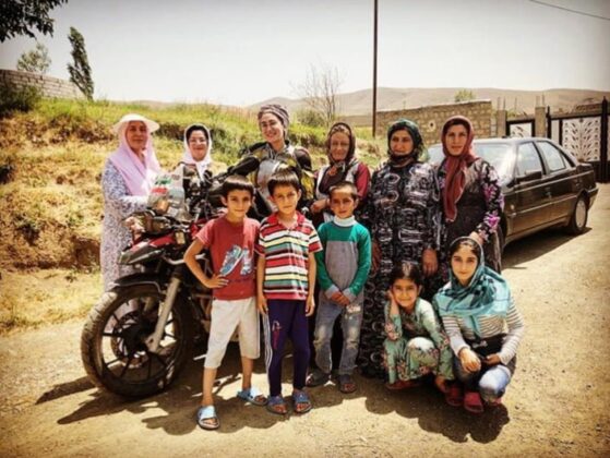 Iranian Woman Tourist Travels across World on Motorbike