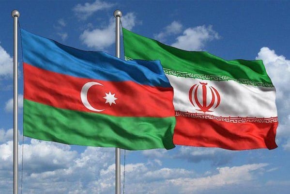 Iran Azerbaijan Flags