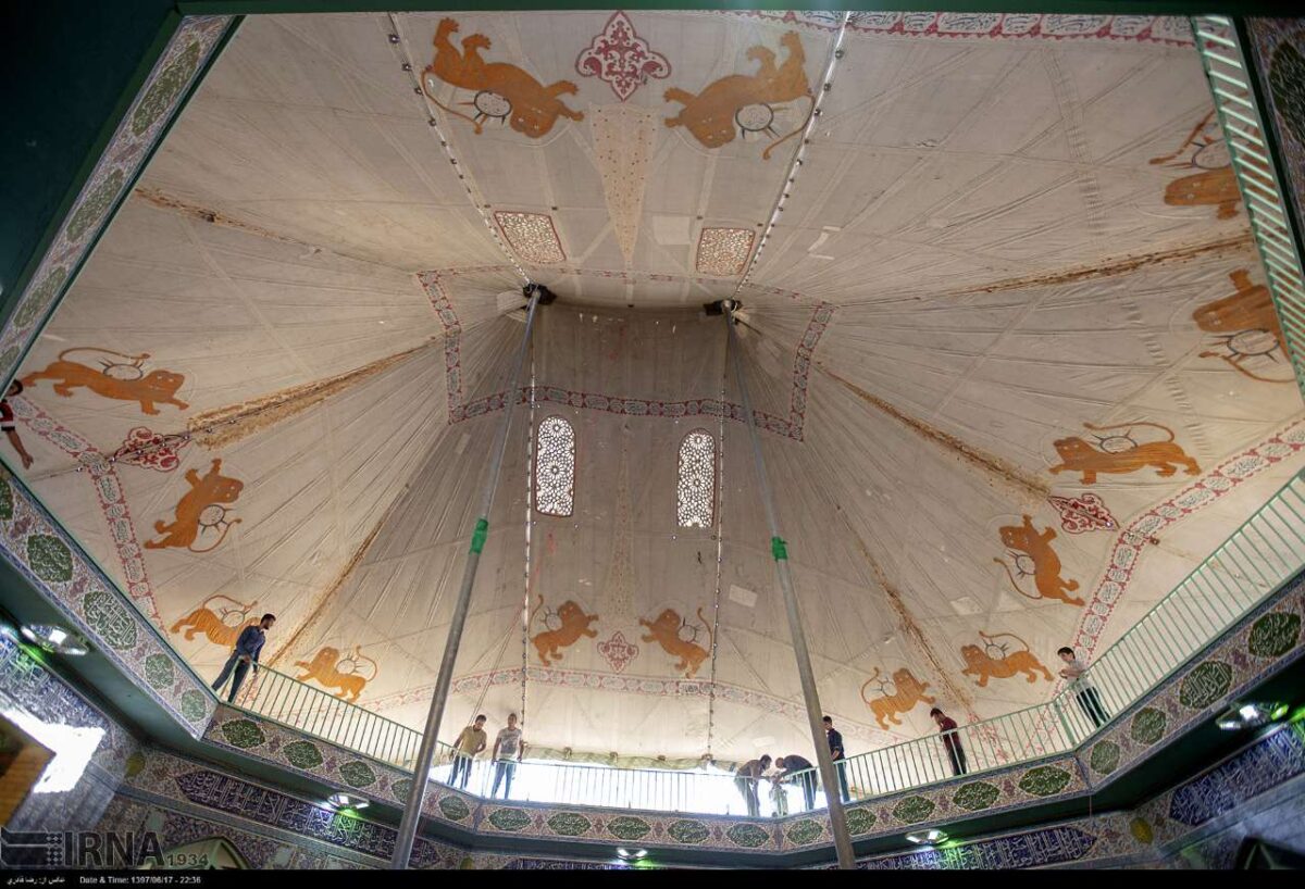 Tents Set Up across Iran to Mark Beginning of Muharram