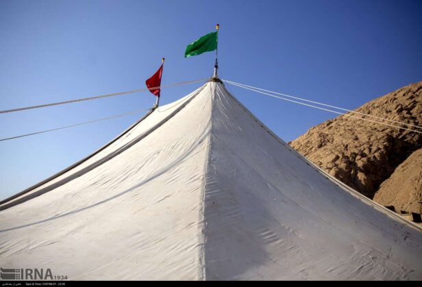 Tents Set Up across Iran to Mark Beginning of Muharram