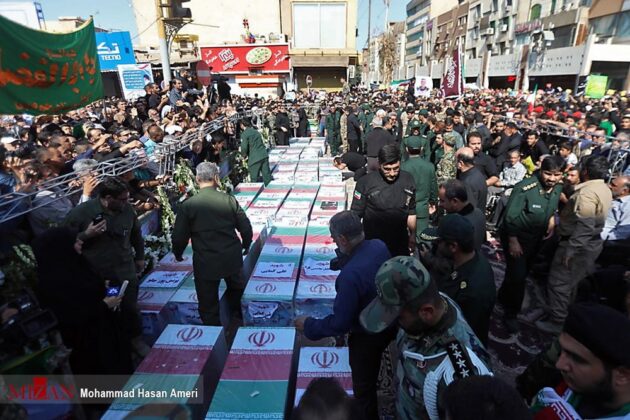 Thousands Attend Funeral for Victims of Iran Terror Attack