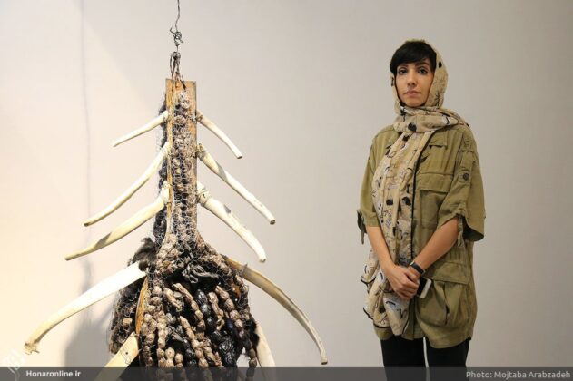 Iranian Artist Uses Plastic Bags to Give Environmental Warning