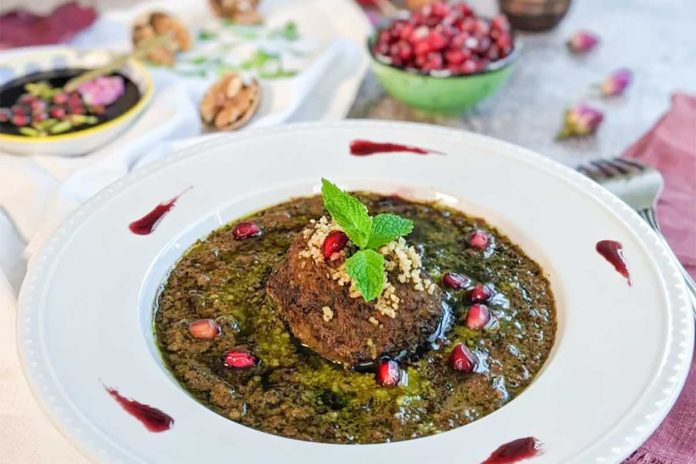 Anar Bij - Persian Pomegranate Stew recipe