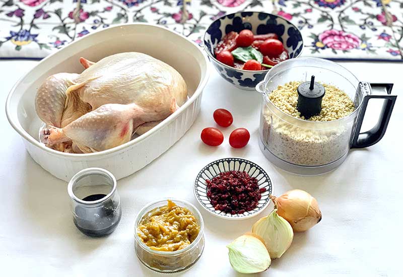 Ingredients for Lavangi Chicken