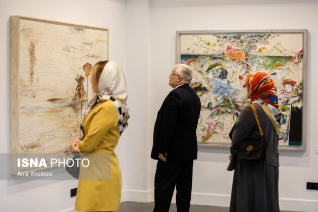 Collection of Works by Contemporary Artists on Display in Tehran
