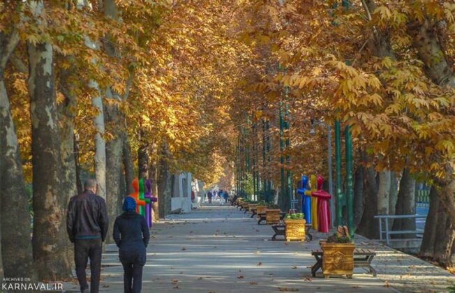 Pure Joy of Walking Streets of Tehran in Autumn