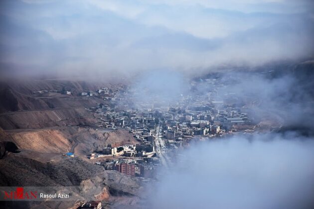 Iran's Kalat-e Naderi Heights Shrouded in Fog
