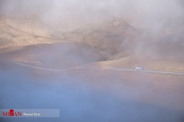 Iran's Kalat-e Naderi Heights Shrouded in Fog