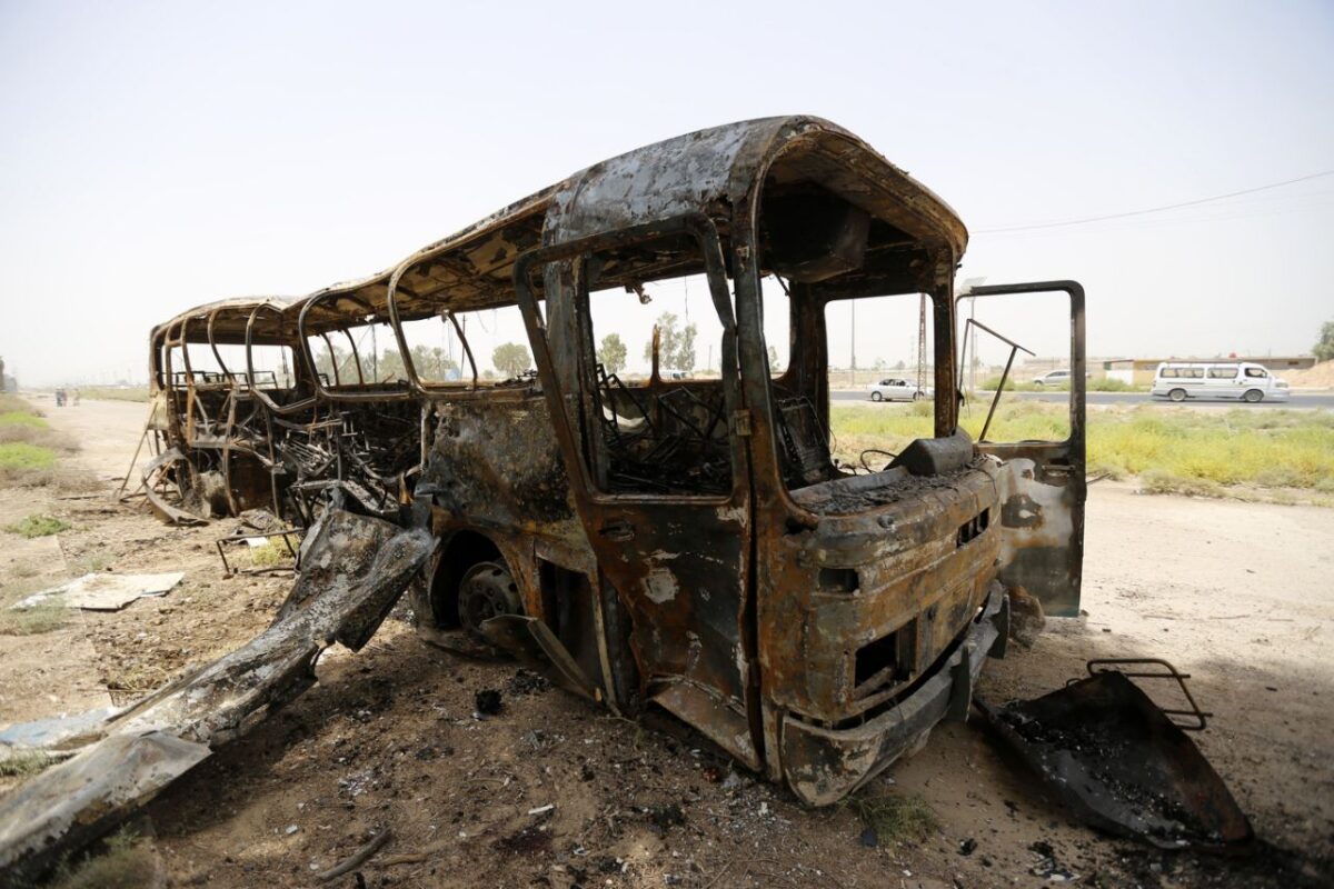 Bus Carrying Iranian Pilgrims in Iraq Hit by Terrorist Attack 1 Bus Carrying Iranian Pilgrims in Iraq Hit by Terrorist Attack