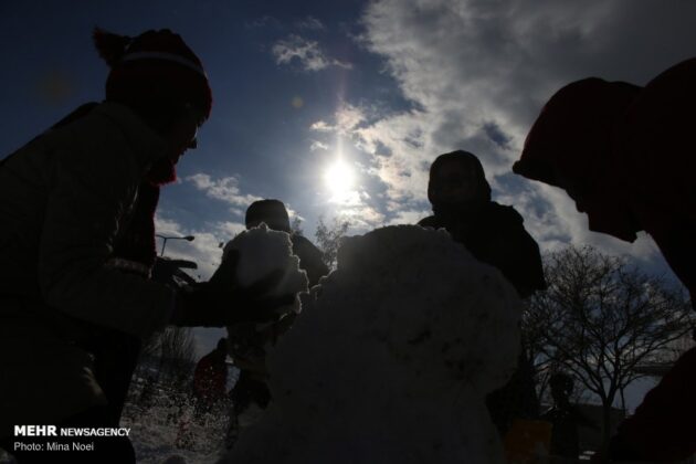 Snow Sculpture Festivals Held in Iran’s Tabriz, Ardabil