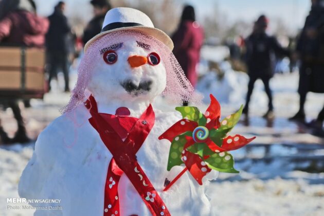 Snow Sculpture Festivals Held in Iran’s Tabriz, Ardabil