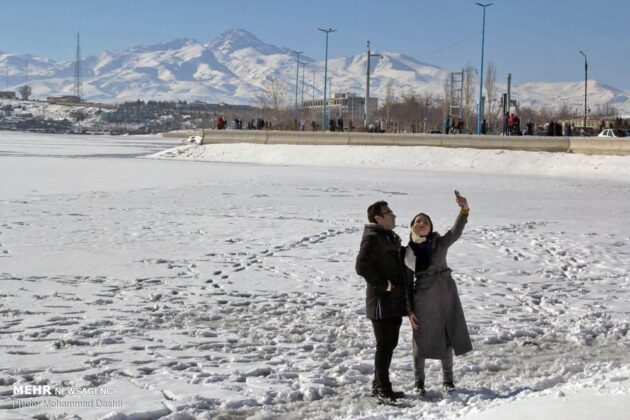 Snow Sculpture Festivals Held in Iran’s Tabriz, Ardabil