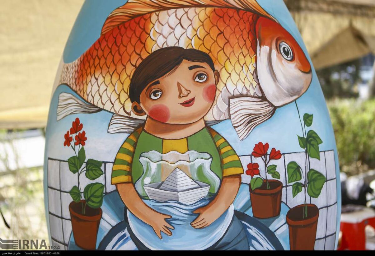 Pre-Nowruz Festival of Coloured Eggs Underway in Tehran