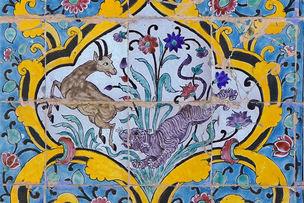 Persian Architecture in Photos: Tiling of Golestan Palace
