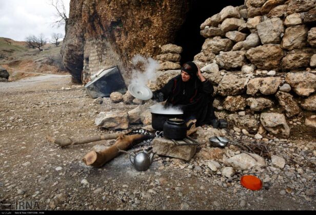 Two Families Living Primitive Life in Southern Iran 12