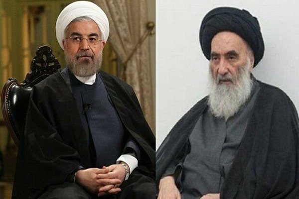 Iran President Meets with Ayatollah Sistani in Najaf