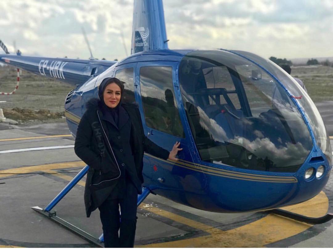 Iran’s First Woman Chopper Pilot Praised by Veteran Captains
