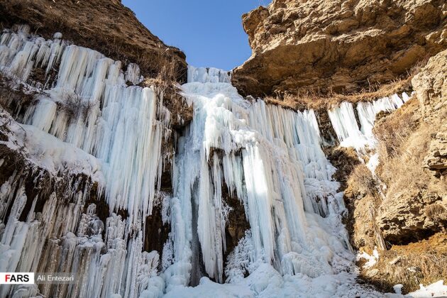 Iran’s Beauties in Winter: Khor Khor Waterfall