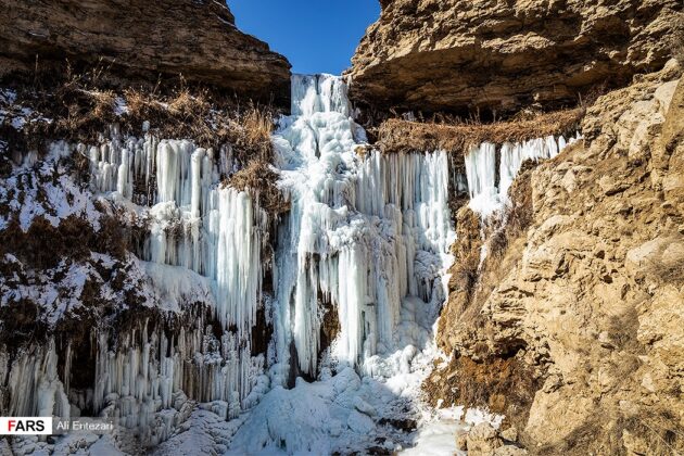 Iran’s Beauties in Winter: Khor Khor Waterfall