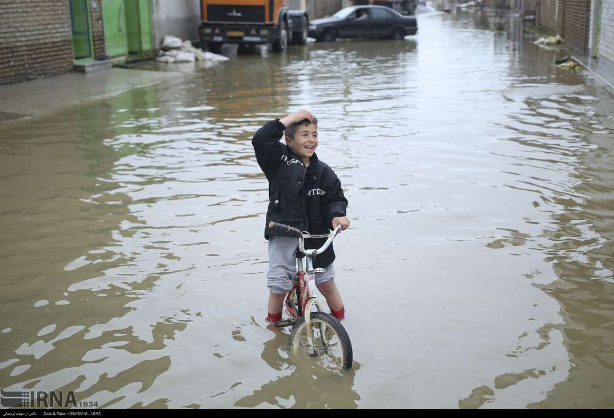 Life Goes on for Children despite Deadly Floods in Iran