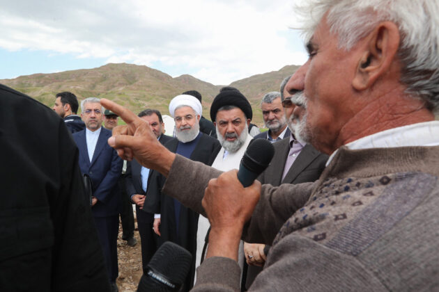 Iran President Pays Visit to Flood-Hit Areas