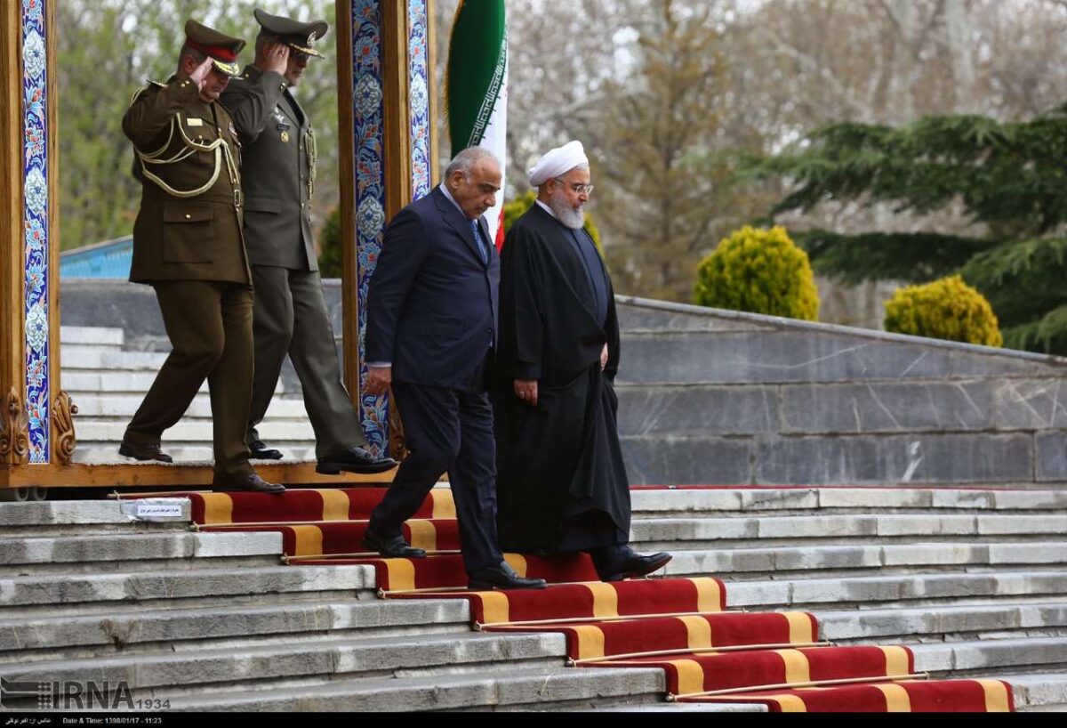 Iraqi PM Abdul Mahdi in Tehran