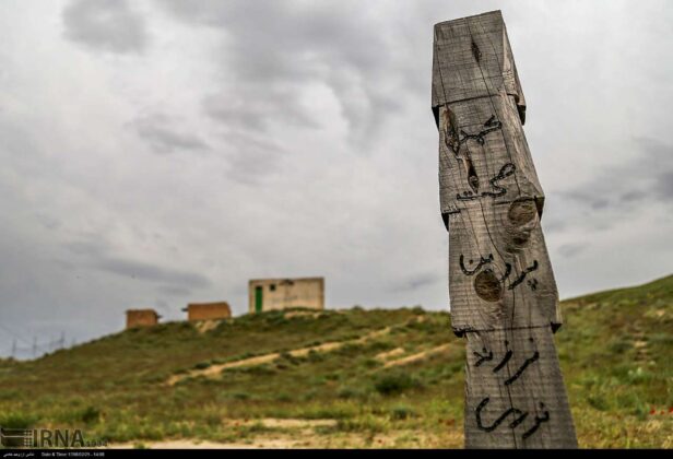 Baghleq; Ancient Cemetery with Standing Wooden Posts