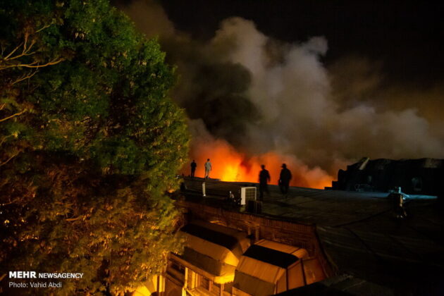 Fire in Grand Bazaar of Tabriz Wounds 16 Burns 100 Stores 4
